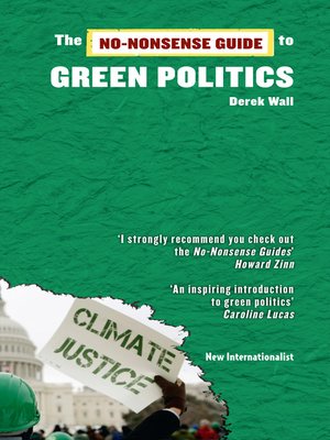 cover image of No-Nonsense Guide to Green Politics